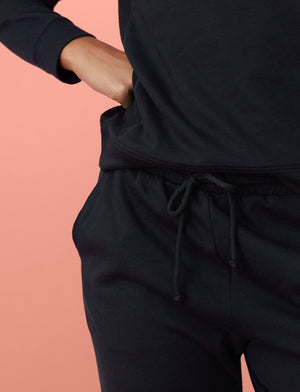 French Terry Jogger - Black - Cotton -Thirdlove