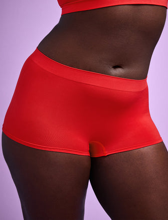 Form Seamless Shortie - Pomegranate - Nylon/Spandex -Thirdlove