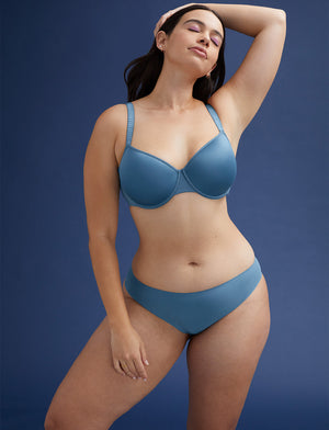 Comfort Stretch Bikini - Azure - Microfiber - ThirdLove,model
