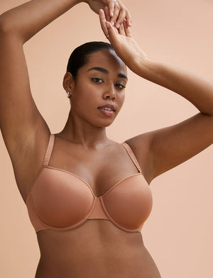 24/7® Classic T-Shirt Bra, Mocha - Thirdlove - Nylon/Spandex,modelEE