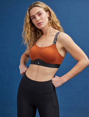 Kinetic Impact Sports Bra - ThirdLove - Polyester/Spandex - Ginger,modelQQ