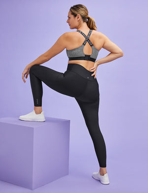Kinetic Impact Sports Bra - ThirdLove - Polyester/Spandex - Grey,modelUU