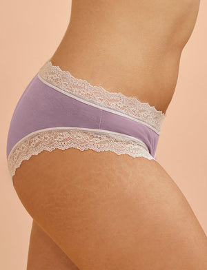 WonderKnit™ Bikini - Crushed Violet - Cotton/Modal/Spandex/Nylon - ThirdLove,modelSS