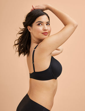 24/7® Classic T-Shirt Bra, Black - Thirdlove - Nylon/Spandex,modelSS