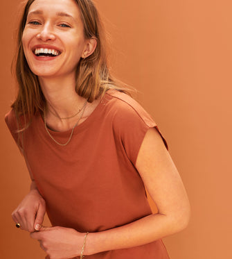 Knit Dolman Tee - Sedona - Cotton -Thirdlove