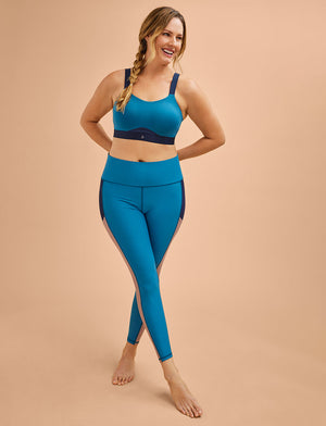 Kinetic Impact Sports Bra - ThirdLove - Polyester/Spandex-Midnight Teal,modelUU