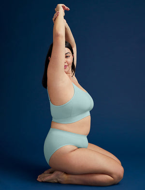 Form Seamless High-Leg Bikini - Mist - Nylon/Spandex - ThirdLove,modelPP
