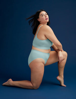 Form Seamless High-Leg Bikini - Mist - Nylon/Spandex - ThirdLove,modelPP