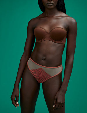 Deco Lace Bikini - Rosewood - Nylon/Spandex - ThirdLove,modelCC