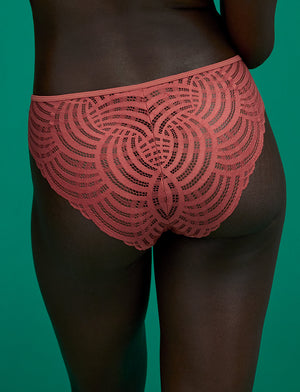 Deco Lace Bikini - Rosewood - Nylon/Spandex - ThirdLove,modelCC