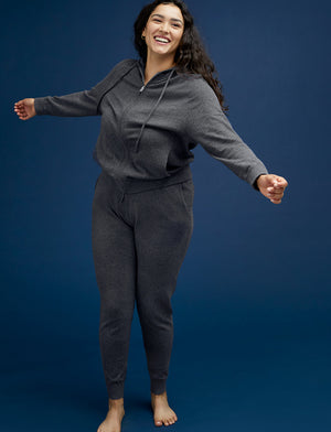 Cotton Cashmere Relaxed Fit Hoodie