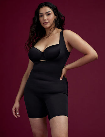 Sculpt One Piece - Black - Nylon/Spandex - ThirdLove,modelDD