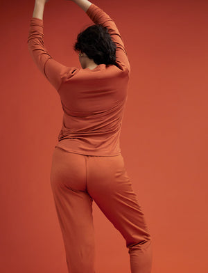 WonderKnit™ Pajama Henley - Sedona -  -Thirdlove