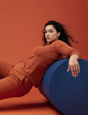 WonderKnit™ Pajama Henley - Sedona -  -Thirdlove