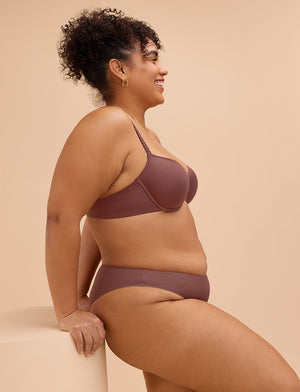 24/7® Classic T-Shirt Bra, Sienna - Thirdlove - Nylon/Spandex,modelV