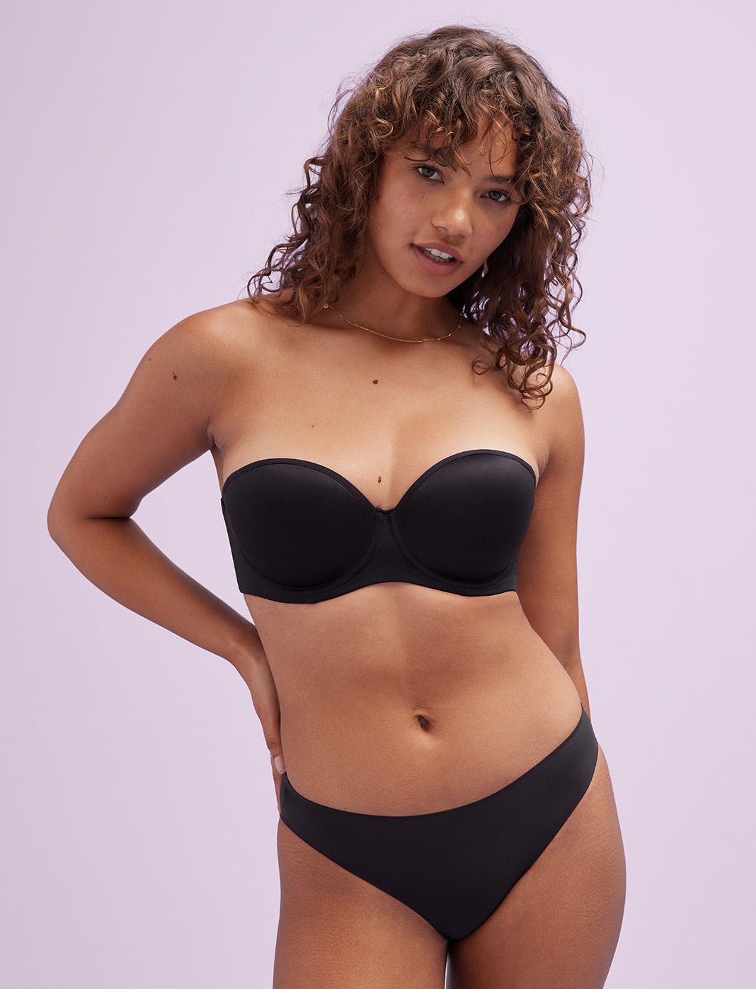 24/7® Classic Strapless Bra, Black - Thirdlove - Nylon/Spandex,modelCC