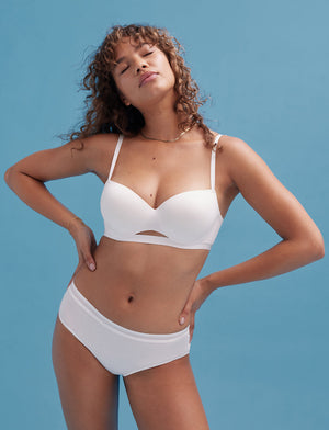 24/7® Pima Cotton T-Shirt Bra, Sea Salt - Thirdlove - Pima Cotton/Nylon/Spandex,modelCC