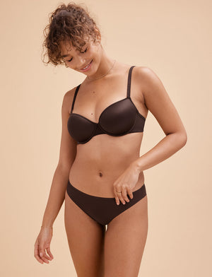 Comfort Stretch Bikini - Espresso - Nylon/Spandex - ThirdLove,modelCC