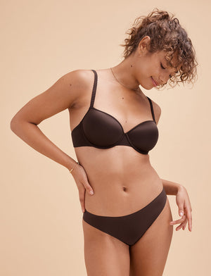 24/7® Classic T-Shirt Bra, Espresso - Thirdlove - Nylon/Spandex,modelCC