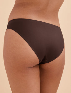 Comfort Stretch Bikini - Espresso - Nylon/Spandex - ThirdLove,modelCC