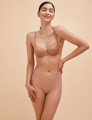 Comfort Stretch Bikini - Mocha - Nylon/Spandex - ThirdLove,model4