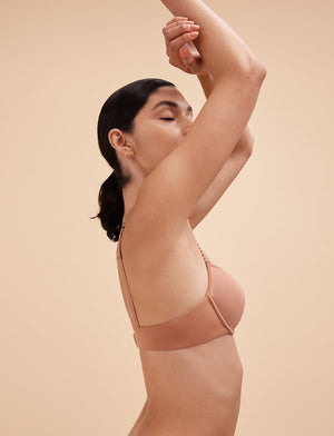 24/7® Classic T-Shirt Bra, Mocha - Thirdlove - Nylon/Spandex,model4