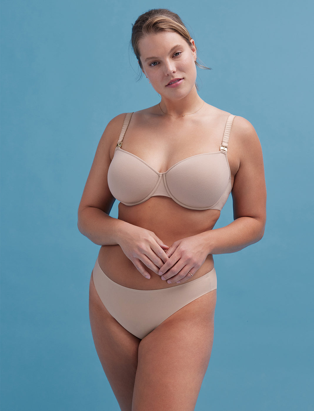 24/7® Classic Nursing Bra, Taupe - Thirdlove - Pima Cotton/spandex,modelUU