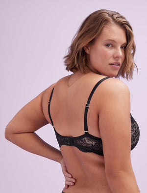 24/7® Lace Balconette Bra, Black - Thirdlove - Nylon/Spandex,modelUU