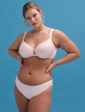 Comfort Stretch Bikini - Soft Pink - Nylon/Spandex - ThirdLove,modelUU