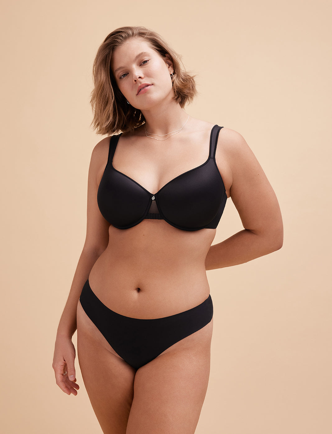 24/7® Perfect Coverage Bra, Black - Thirdlove - Nylon/Spandex,modelUU