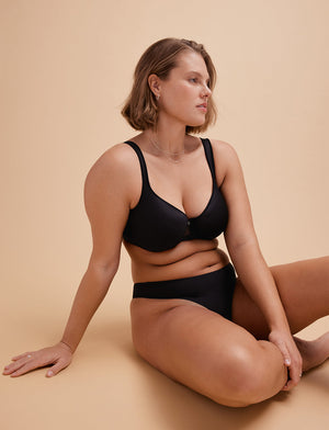 24/7® Perfect Coverage Bra, Black - Thirdlove - Nylon/Spandex,modelUU