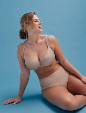 24/7™ Perfect Coverage Bra, Taupe - Thirdlove - Nylon/Spandex,modelUU