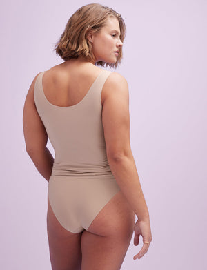 Comfort Stretch Cami - Taupe - Nylon/Spandex -Thirdlove
