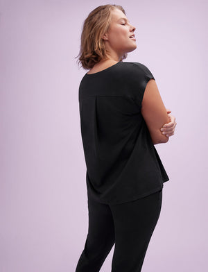 WonderKnit™ Pajama Jogger - Black - Cotton/Modal/Spandex -Thirdlove