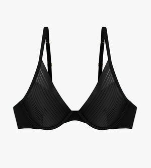 24/7™ Seamless Stripe Plunge Bra