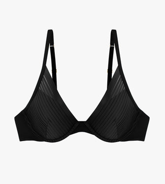 24/7™ Seamless Stripe Plunge Bra