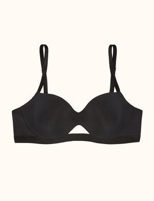 24/7® Pima Cotton T-Shirt Bra, Black - Thirdlove - Pima Cotton/Nylon/Spandex