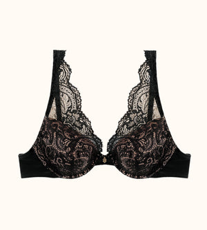 24/7™ Lace Contour Plunge Bra - ThirdLove - bra - 1, modelS