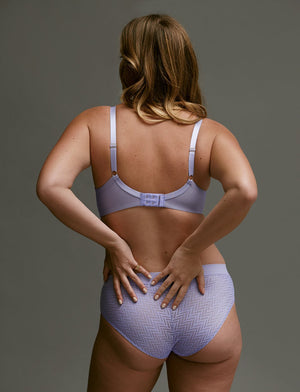 Chevron Contour Demi Bra, Iris - Thirdlove - Nylon/Spandex,modelN