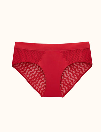 Chevron Hipster - Pepper - Nylon/Spandex - ThirdLove,modelD
