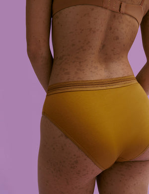 Everyday Cotton Bikini - Amber - Cotton/Spandex - ThirdLove,modelKK