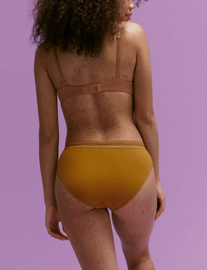 Everyday Cotton Bikini - Amber - Cotton/Spandex - ThirdLove,modelKK
