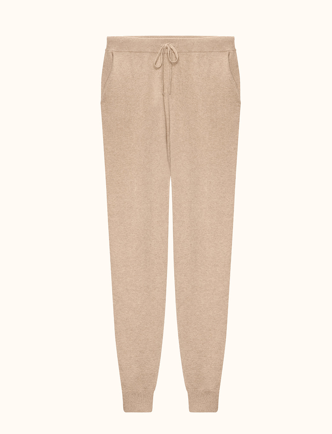 Cotton Cashmere Relaxed Fit Jogger - Taupe Heather - Cotton/Nylon/Cashmere -Thirdlove