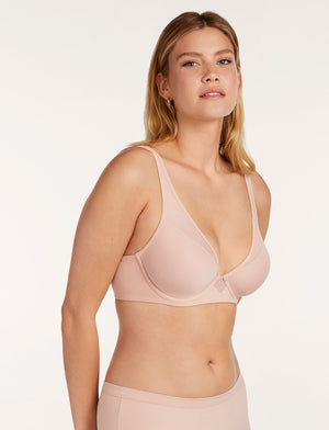 24/7™ Pima Cotton Plunge Bra - ThirdLove - bra,modelR