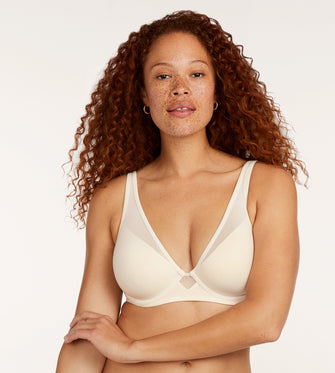 24/7™ Pima Cotton Plunge Bra - ThirdLove - bra,style2,modelW