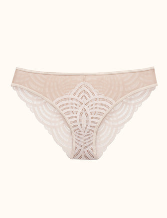 Deco Lace Bikini - Ivory - Nylon/Spandex - ThirdLove,modelAA