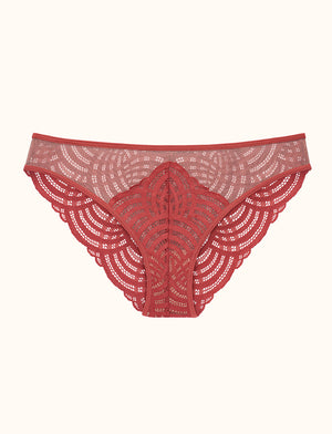 Deco Lace Bikini - Rosewood - Nylon/Spandex - ThirdLove,modelNN