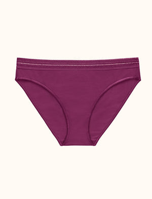 Everyday Cotton Bikini - Berry Crush - Cotton/Spandex - ThirdLove,modelAA