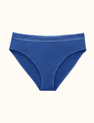 Everyday Cotton Bikini - Cyan - Cotton/Spandex - ThirdLove,modelHH