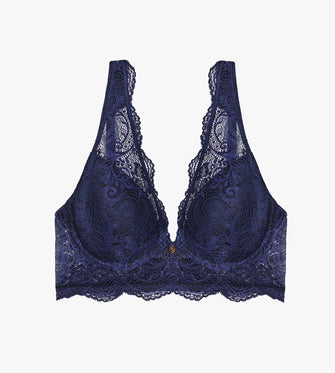 Longline Lace Plunge Bra